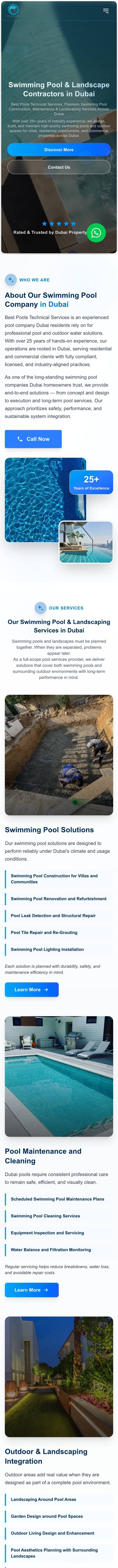 Best Pools Technical Services on mobile